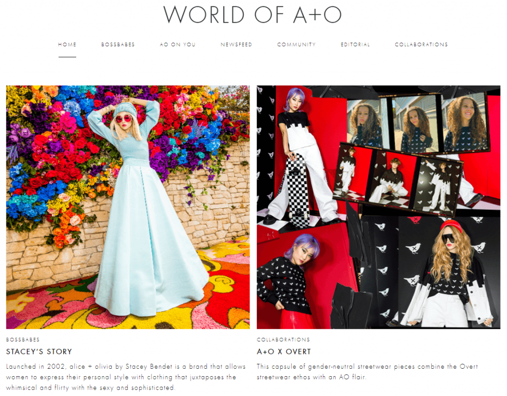 Alice and Olivia's blog