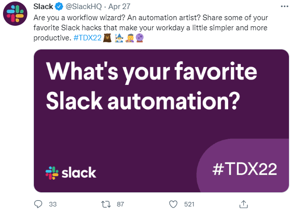 slack tweet